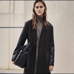 ❗️SALE❗️AllSaints Ink Blue Wool Duster Coat